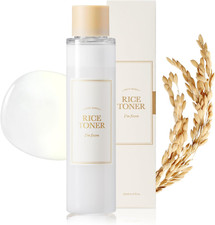 Rice Toner, Milky Toner for Glowing Skin, 77.78% Korean Rice, Glow Essence