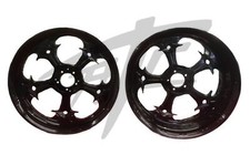 NINJA 300 FAT TIRE SOLID BLACK STREET FIGHTER WHEELS 00-05 KAWASAKI NINJA ZX-12