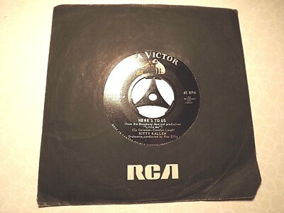 45rpm.....Kitty Kallen......Here's To Us......My Coloring Book....
