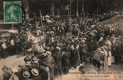 CPA 60 - COMPIEGNE (Ogel) - Feste von Jeanne d'Arc - Der Zug im Wald
