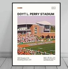 Doyt L. Perry Stadium Print | Bowling Green Falcons Poster
