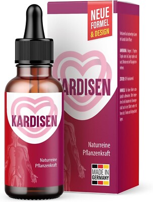 Kardisen Drops - flüssiges Nahrungsergänzungsmittel - natürliche reine Pflanzenkraft, aus Deutschland