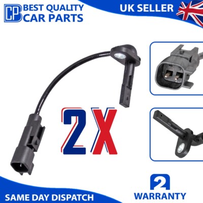2X ABS SPEED SENSOR FOR OPEL VAUXHALL ASTRA REAR LEFT & RIGHT 42703445 13379166