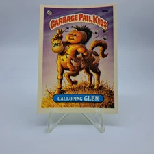 1986 GPK Galloping Glen 86b (2 Star) Checklist Back Original Series 3 OS3