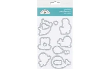 Doodlebug Let It Snow Doodle Cuts Arctic Friends