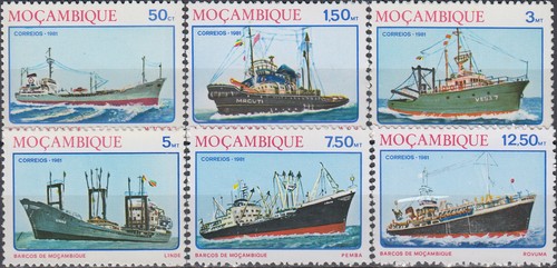 Mosambik Schiffe 1981 postfrisch - 3,60 Euro