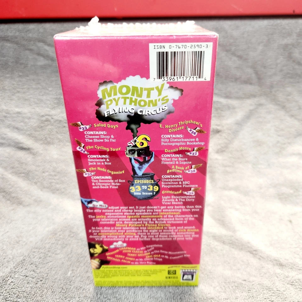 Monty Pythons Flying Circus Vhs Set. 3 Vhs's. Volumes 16, 17, 18. Brand New. - Image 4 of 4