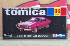 TOMICA 86 REPRODUCTION BLACK BOX TOYOTA CELICA LB 2000GT 1/60 SCALE SERIES 1