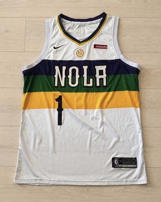 Nike Zion Williamson #1 NOLA City Edition Swingman Jersey Men s Size 50