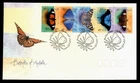 DR WHO 1998 AUSTRALIA FDC BUTTERFLY STRIP R66811