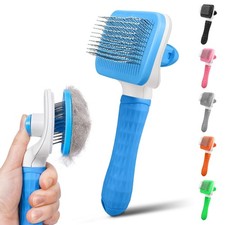 Dog  Cat Brush, Self Cleaning Slicker Brush for Pets, Upgraded Dog Brush for...