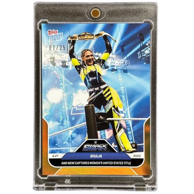 Giulia 2025 Topps Now Captures Womens United State Title 7/25 #71