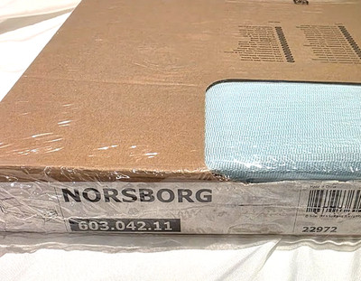 Ikea NORSBORG Chaise Lounge Section Cover Slipcover EDUM LIGHT BLUE New in Box!