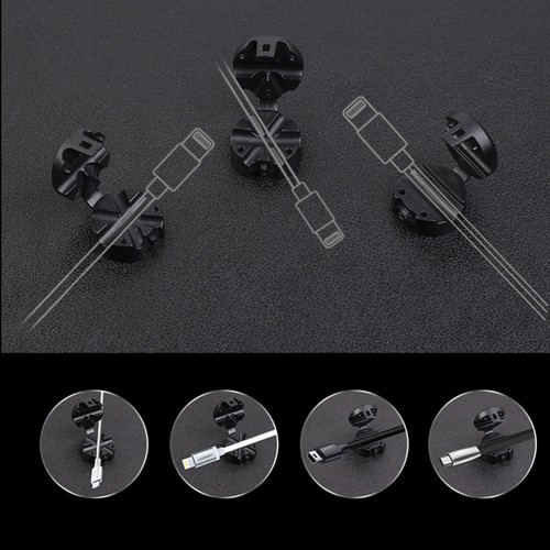 Wire Clips Magnetischer Kabel-Organizer Kabelaufwicklung Kabelmanagement - Afbeelding 7 van 12