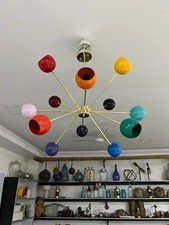 Lustre Sputnik Mid-Century Modern Stilnovo Design Italien Plafond