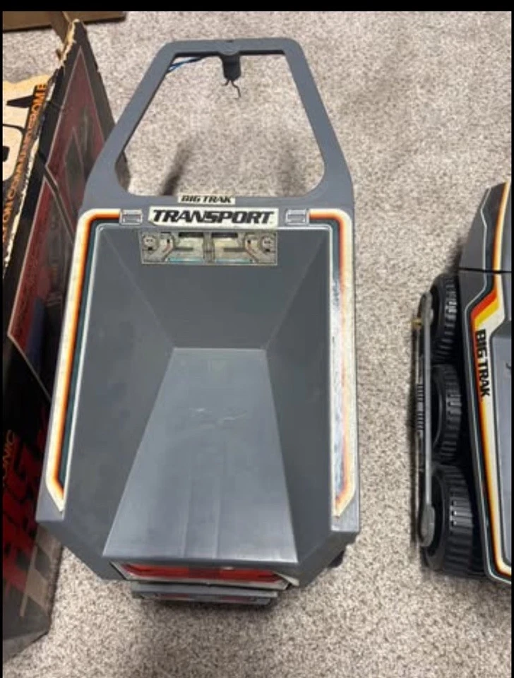 Vehículo programable Big Trak 1979 y transporte de volteo juguete de colección leer descripción Foto 3 de 4