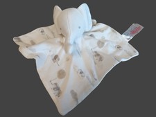 Elefant primark Kuscheltuch Schmusetuch grau weiß Elephant Schnuffeltuch Rar