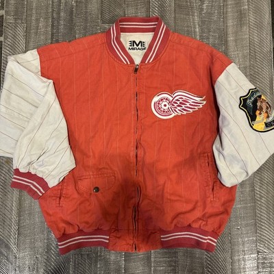 VTG Detroit Red Wings Mirage Coat Jacket NHL Hockey Heritage M 80 s 90's