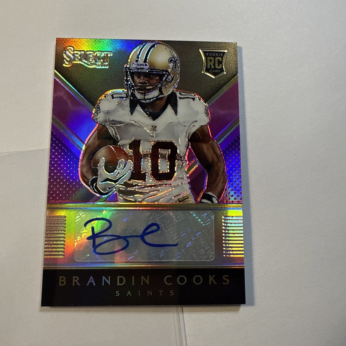 2014 Panini Select - Rookie Autographs Brandin Cooks #RA-BCO