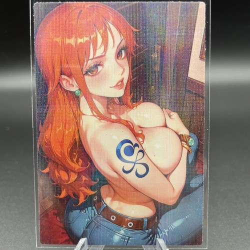 Nami One Piece Anime Waifu Card Doujin ACG Goddess Holo