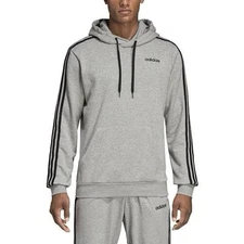 Adidas Essentials 3-Stripes Grey Men's Hoodie DQ3091 4XL