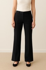 Ralph Lauren Purple Label Y2K Style Flare Pinstriped Office Siren 10 Pants