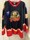 2002-03 ECHL PEE DEE PRIDE MATT UNDERHILL BLACK GAME WORN HOCKEY JERSEY NHL AUTO