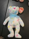 Ty Beanie Baby KISSME the Valentine Bear 8” Vintage Plush Stuffed Animal Toy