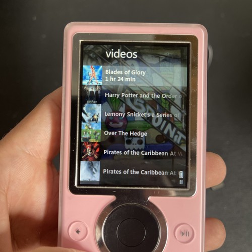 Microsoft Zune rosa 30 GB modello 1092 TESTATO funziona benissimo bella forma SPEDIZIONE VELOCE USA! - Foto 11 di 19