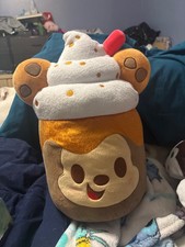 disney munchlings plushie iced cookie latte, Mini holiday toffee pudding