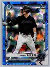 2021 Bowman Draft Sapphire Edition #BDC-165 Tanner Allen