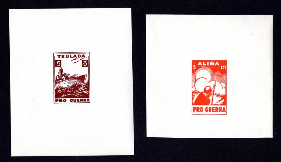 ESPAÑA 1934-1939 GUERRA CIVIL ESPAÑOLA NÚMEROS SIETE FICHAS DIFERENTES COMO NUEVAS Foto 3 de 3