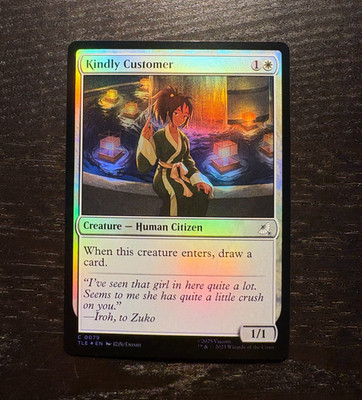 Kindly Customer (Foil) MTG Avatar: The Last Airbender!