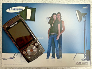 Samsung SGH G600 - schwarz (entsperrt) Handy GEBRAUCHT OHNE AKKU