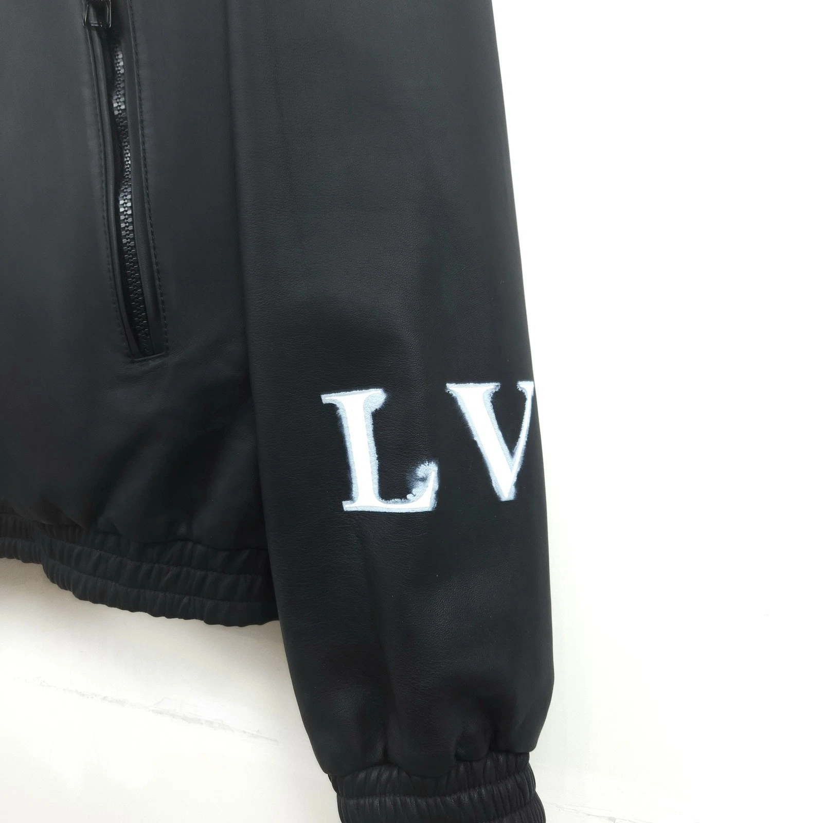 LOUIS VUITTON（LV） Giacca Louis Vuitton reversibile in pelle mista bicolore 8628 126421664