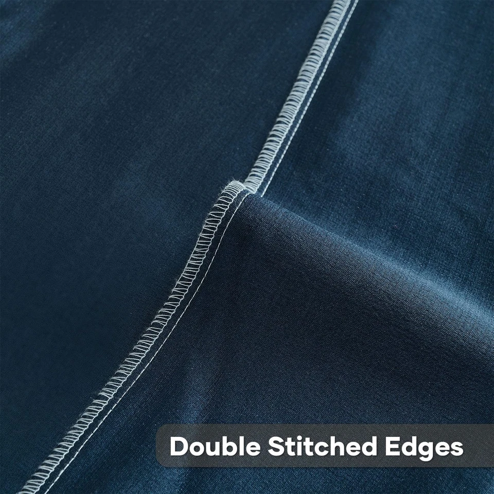 Juego de 2 fundas de almohada decorativas azul claro 26x26 pulgadas, trigo suave y acogedor... Foto 4 de 4