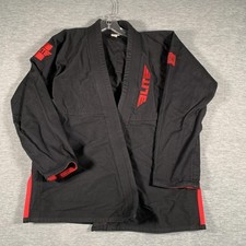 Elite Sports Donna BJJ Gi Giacca Top F1 XS Nero Rosso Jiu Jitsu Kimono Uniforme
