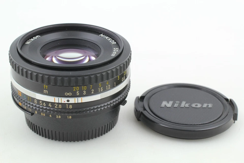 [Near MINT+] Nikon Nikkor Ai-s Ais 50mm f/1.8 Standard MF Prime Lens from Japan - Image 3 of 4