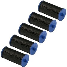 5 Farbrollen f. Uno Preis Auszeichner Farbwalzen Farbänder Inkroller Farb Rollen