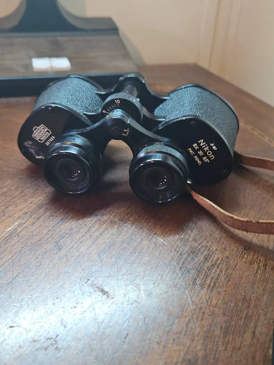 Vintage Nikon Binoculars 8x30 8.5 J-87 Nippon Kogaku Tokyo #257529