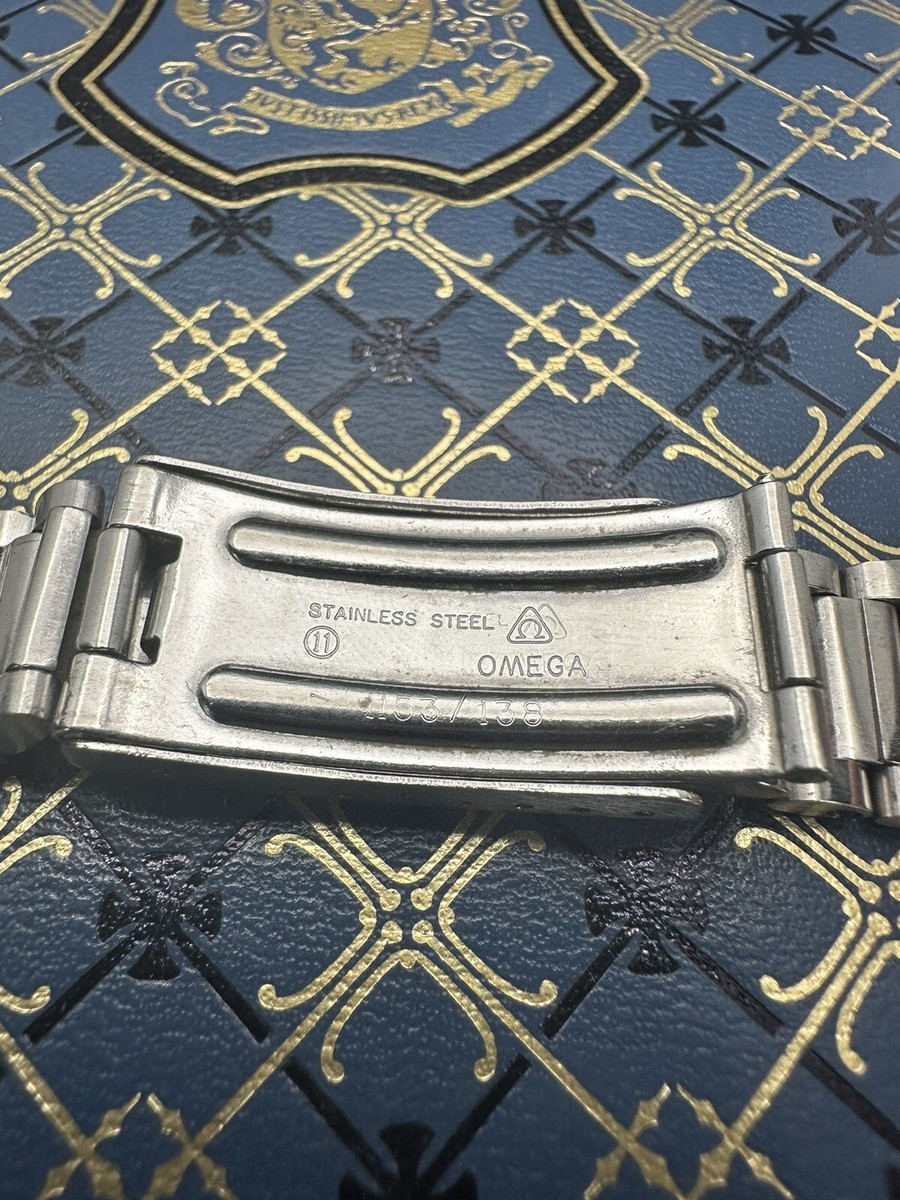 Vintage Omega 1125 19mm Bracelet for Seamaster and Speedmaster with 617  endlinks