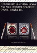 Lucky Strike Werbung Anzeige Reklame