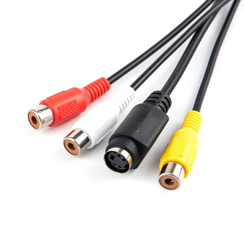 3RCA Converter Cable New VGA to Video TV Out S-Video AV Adapter VGA TO VGA CATDB - Afbeelding 5 van 6