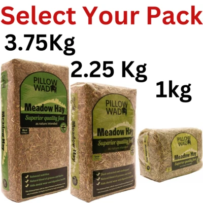 Pillow Wad Meadow Hay Quality Dried Grass Small Animal Pet Natural Bedding Feed
