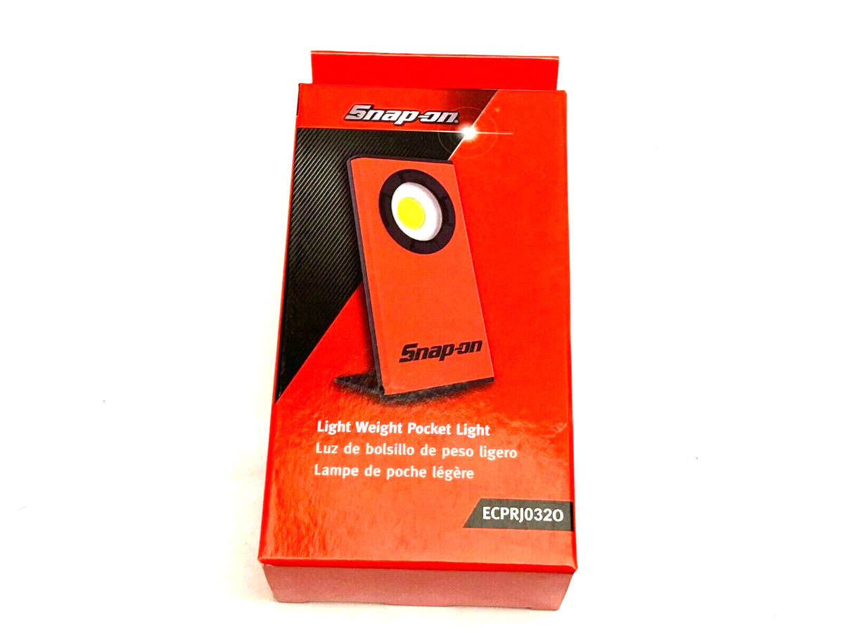 Snap On Tools NEW ECPRJ032O 300 Lumen Orange Lightweight Snap On Tools NEW ECPRJ032O 300 Lumen Orange Lightweight