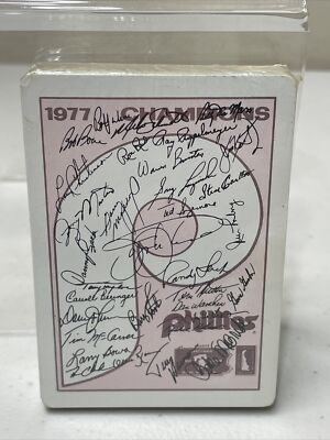 Philadelphia Phillies Playing Cards 1977 Eastern Division Champions Team  MLB