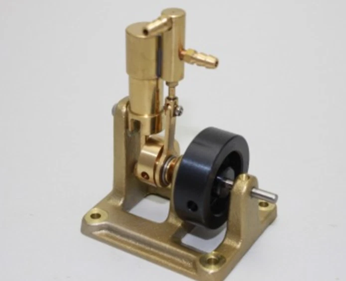 Motor de vapor SAITO Works T1 para modelos pequeños envíos de 1 cilindro de acción simple NUEVO Foto 4 de 4