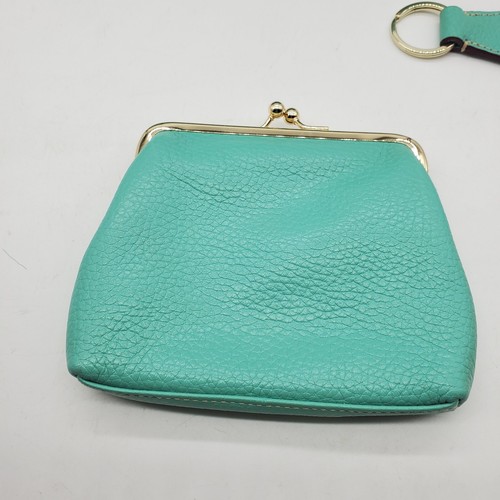Dooney And Bourke Leather Hobo With Logo Lock And Accessories Coin "Mint" Green - Picture 9 of 11