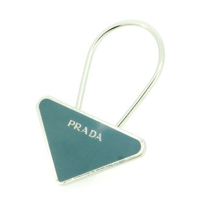 prada triangle keychain