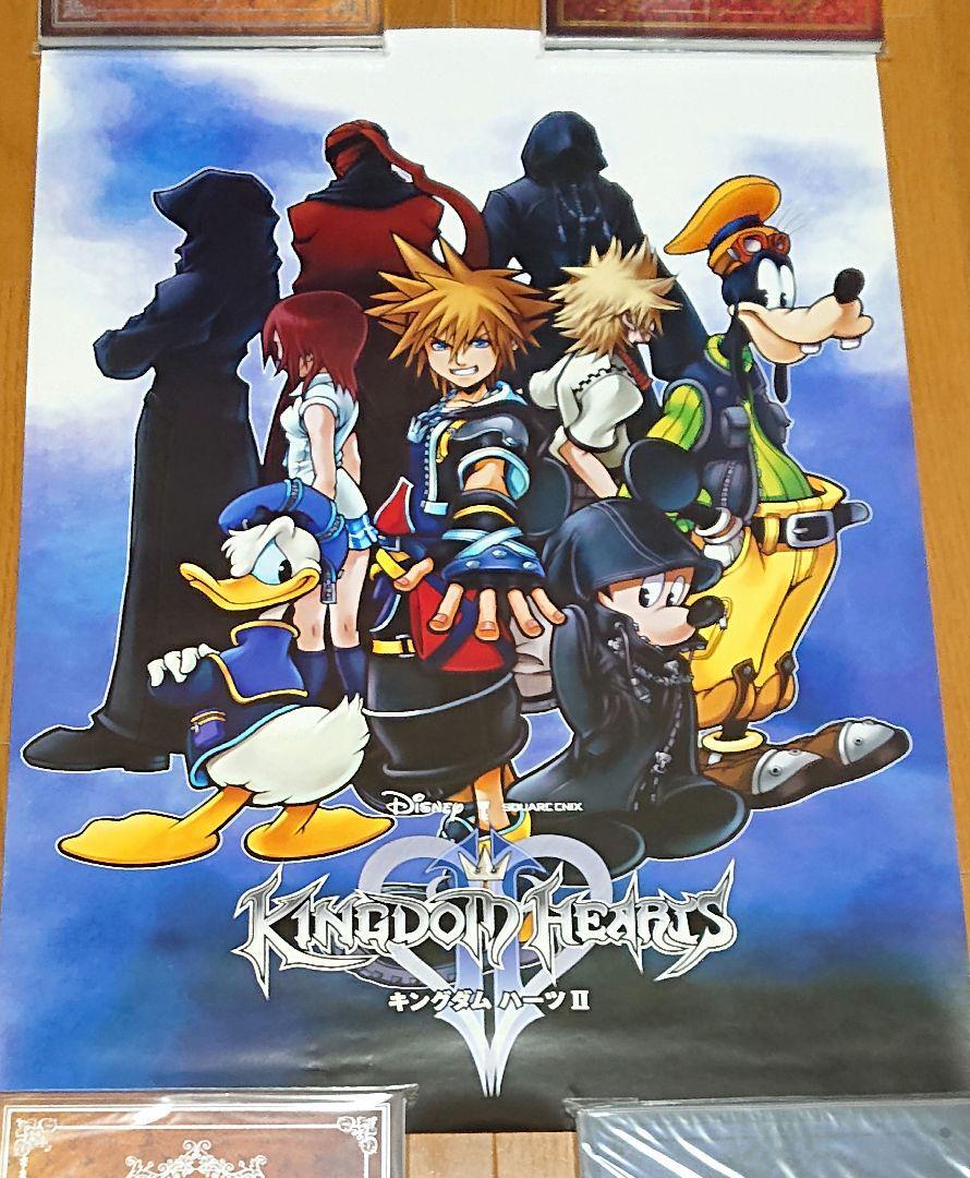 KINGDOM HEARTS II ポスター PS2『キングダム ハーツII』販促ポスター スクウェア